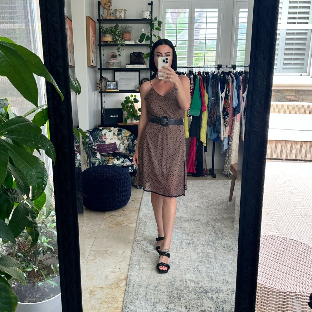 Vintage Regine Size M Brown Dress